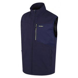 Husky Pánská softshell vesta Salien M dk. blue Velikost: XXXL pánská vesta