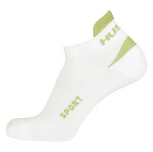 Husky Ponožky   Sport bílá/sv. zelená Velikost: L (41-44) ponožky