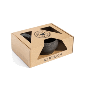 Kupilka KUKSA 370 ml Large + spork 205 SET - Kelo (BLACK)