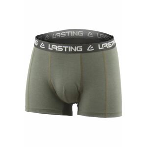 Lasting NOMO 6299 zelené vlněné merino boxerky Velikost: L