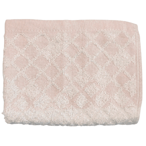 Dětský ručník Káro 40x60 cm dvoubarevný Barva: bílá-růžová (35)