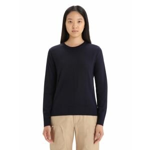 ICEBREAKER Wmns Wilcox LS Sweater, Midnight Navy velikost: L