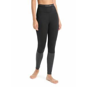 ICEBREAKER Wmns 125 ZoneKnit™ Leggings, Black/Jet Heather velikost: XL