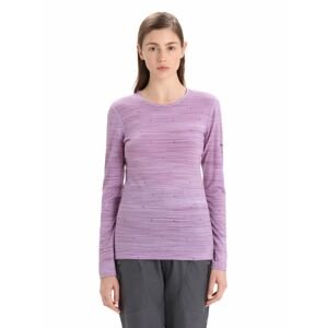 ICEBREAKER Wmns 200 Oasis LS Crewe Ski Tracks, Purple Haze/Go Berry/Aop velikost: L