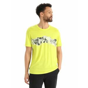 Pánské triko krátký rukáv ICEBREAKER Mens Tech Lite II SS Tee Remarkable Range, Shine velikost: M