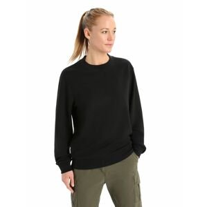 Dámská mikina ICEBREAKER Wmns Crush LS Sweatshirt, Black velikost: XS