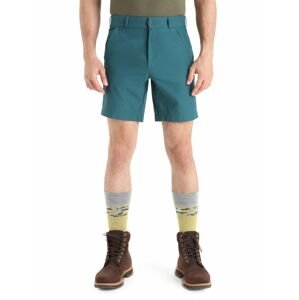 ICEBREAKER Mens Hike Shorts, Green Glory velikost: 32