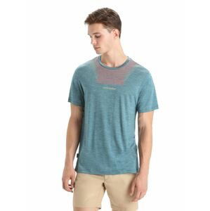 ICEBREAKER Mens Sphere II SS Tee Hitt, Green Glory Heather velikost: M