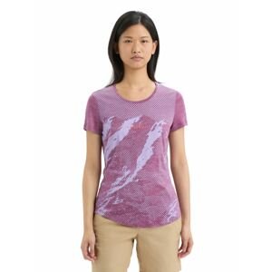 ICEBREAKER Wmns Sphere II SS Tee Trail, Go Berry Heather velikost: XS