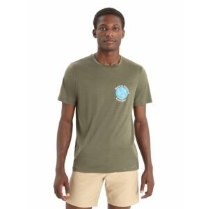 ICEBREAKER Mens Tech Lite II SS Tee icebreaker Earth, Loden velikost: M