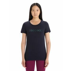 ICEBREAKER Wmns Tech Lite II SS Tee Moon Phase, Midnight Navy velikost: S