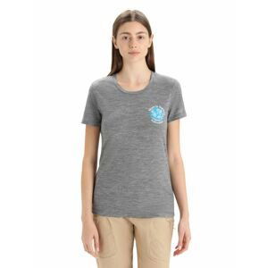 ICEBREAKER Wmns Tech Lite II SS Tee icebreaker Earth, Gritstone Heather velikost: M