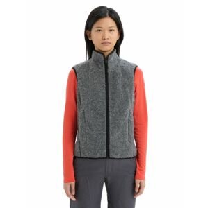 ICEBREAKER Wmns RealFleece™ High Pile Vest, Gritstone Heather velikost: XL