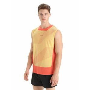 ICEBREAKER Mens ZoneKnit™ Tank GEODETIC, Summer/Vibrant Earth/Aop velikost: L