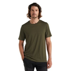 Pánské triko krátký rukáv ICEBREAKER Mens Tech Lite II SS Tee, Loden velikost: XL