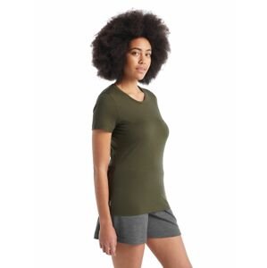 Dámské merino triko krátký rukáv ICEBREAKER Wmns Tech Lite II SS Tee, Loden velikost: XS