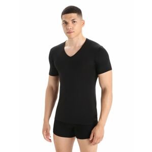 Pánské triko ICEBREAKER Mens Anatomica SS V, Black velikost: M