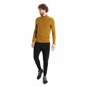 Pánské triko dlouhý rukáv, 1/2 zip ICEBREAKER Mens 260 Tech LS Half Zip, Clove velikost: L