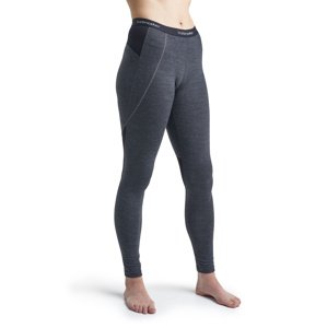 Dámské spodky ICEBREAKER Wmns 260 Zone Leggings, Jet Heather/Black velikost: L