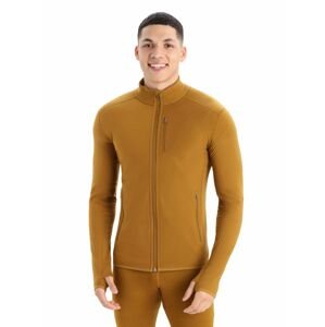 Pánská mikina, zip ICEBREAKER Mens Descender LS Zip, Clove velikost: L