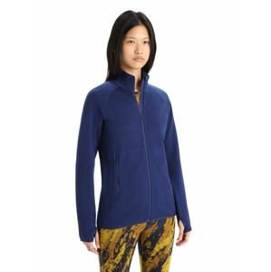 Dámská mikina, zip ICEBREAKER Wmns Elemental LS Zip, Royal Navy velikost: XS