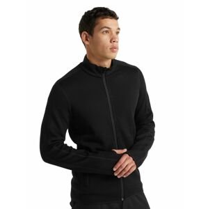 Pánská mikina ICEBREAKER Mens Elemental LS Zip, Black velikost: L